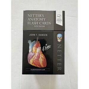 Netter's Anatomy Flash Cards 5th Edition John T. Hansen Frank Netter